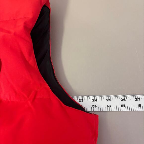 Canada Goose Vest Size 3XL Men’s Red Duck Down Insulation Quilted - Picture 13 of 14